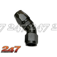 45° ONE PIECE FULL FLOW CUTTER HOSE END