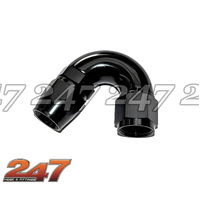 150° ONE PIECE FULL FLOW PTFE (TEFLON) HOSE END