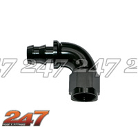 90° FULL FLOW PUSH LOCK HOSE END