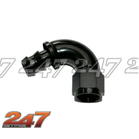 120° PUSH LOCK HOSE END