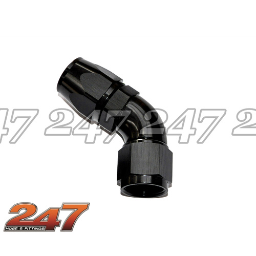 60°  CUTTER HOSE END [Colour: Black] [size: -4AN]