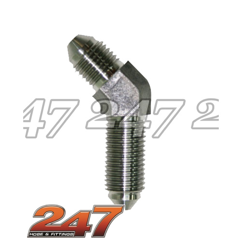 45° S/S BULKHEAD