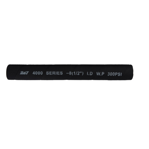 PUSH LOCK HOSE, E85 COMPATIBLE [Colour: Black] [Size: -8AN]