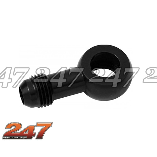 Alloy AN Banjo Fitting 14.5mm [Colour: Black] [size: -4an]