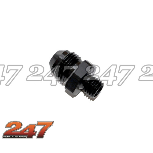 Metric to Male Flare Adapter M12x1.0mm [COLOR: BLACK] [size: -6AN]