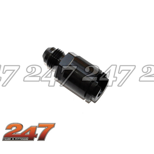 EFI Fuel Fitting [Colour: BLACK] [size: 5/16" to -6AN]