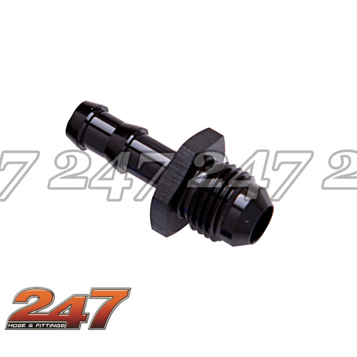 AN FLARE TO BARB ADAPTER [COLOR: BLACK] [size: 5/16IN BARB TO -6AN]