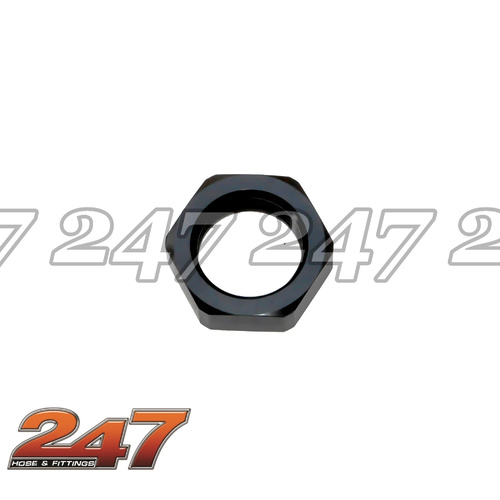 BULKHEAD NUTS [Colour: BLACK] [size: -06]