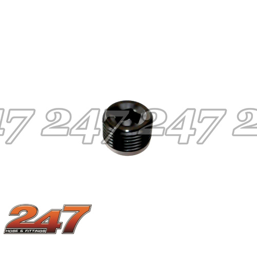 NPT Plug [Colour: BLACK] [size: 1/8in NPT]