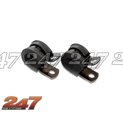 Cushioned P-Clamps [size: 1/2" (Suits -1/2" Hardline)]