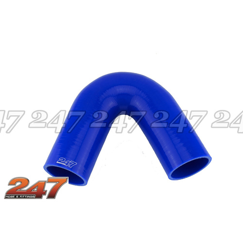 130° SILICONE HOSE ELBOW [Colour: Blue] [size: 1.50" (38MM)]