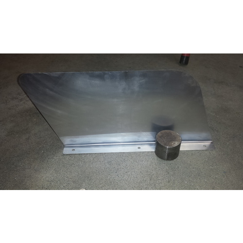 Roof Fin Number Plate [Colour: Raw]